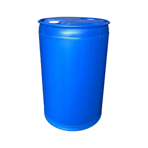 Fût en acier à ouverture supérieure de 55 gallons, qualité alimentaire, rond, vide, avec revêtement intérieur pour le remplissage de miel - Product Image 1