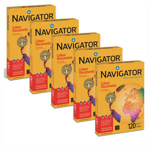 Papel de impresión de alta calidad en blanco para escuela y oficina, papel NAVIGATOR 120G A3, papel de copia 500, hoja de Tailandia, superventas - Product Image 2