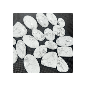 หินฮาโลไมต์ธรรมชาติทรงหลังเบี้ยทรงผสมขนาด20-40มม. ขายส่งสำหรับทำเครื่องประดับ - Product Image 5