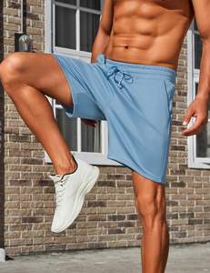 <b>Mens</b> <b>Lounge</b> Sweat <b>Shorts</b>, Casual Elastic Waist Gym Workout <b>Shorts</b> with Drawstring - Product Image 3