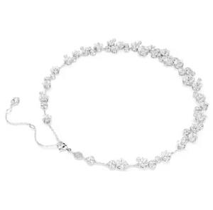 Collier élégant en argent avec taille mixte ronde laboratoire pierres cultivées Prong Bezel Set B2B Fabricant de bijoux de mode - Product Image 3