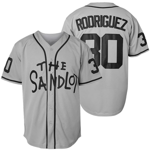 The Sandlot Men's 30 Rodriguez 5 Squints 11 Yeah-Yeah Movie Baseball Jersey Moda Hip Hop Party Clothing - Product Image 1
