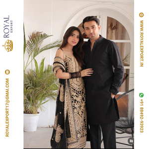 Royal Export Surat's Beautiful Design Lunching Suit Collection Soie de haute qualité Salwar Kameez Parties disponibles Tarif de gros - Product Image 2