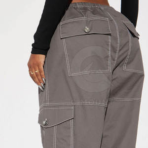 กางเกงแบ็กกี้ขายาวสำหรับผู้หญิงกางเกงทรงหลวมขายออกแบบได้ตามต้องการ - Product Image 6