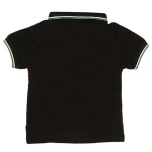 Camiseta Polo de Manga Corta para Niños - Negra - Product Image 2