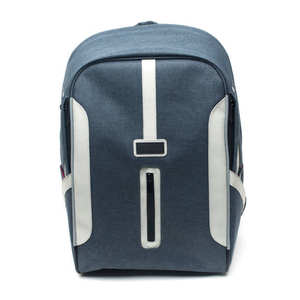 Large Capacity Genuine <b>Leather</b> Waterproof Laptop <b>Backpack</b> Polyester Custom Logo Casual Business School Travel <b>Men</b> Outdoor Use - Product Image 4