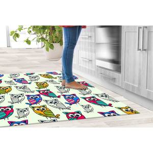 Alfombra con Patrón de Búho Colorido: Alfombra Antideslizante para Habitación Infantil, Alfombra de Chenilla - Product Image 3