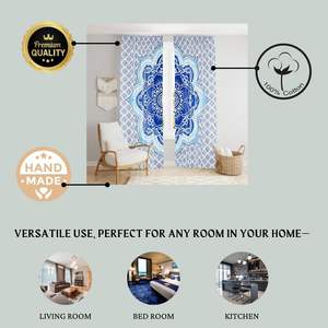 Beautiful Indian Bohemian Mandala Printed <b>Curtain</b> <b>Panels</b> for Bedroom Living Balcony Home Decor - Product Image 3