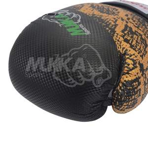 Gants de boxe pour hommes à impression personnalisée de haute qualité Gants de boxe en cuir avec logo personnalisé pour l'entraînement - Product Image 5