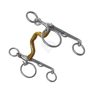 Embouchures d'équitation de haute qualité, conçues sur mesure, embouchures en acier inoxydable à vente chaude avec bouche de cheval, embouchures d'équitation en plein air, OEM - Product Image 2