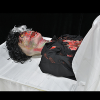 Horreur Animatronic Halloween Fantôme Zombie Prop pour École Maternelle Garderie Aéroport Centre Commercial et Public Fabriqué Métal Durable