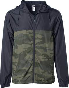 Vestes coupe-vent personnalisées avec logo brodé pour hommes, saison printemps, OEM, fermeture éclair personnalisée, capuche imprimée, coupe-vent non tissé - Product Image 3