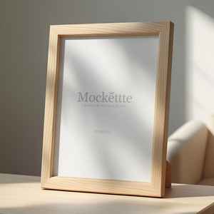 Diy Wooden Photo <b>Frame</b> Minimalist display Handmade PDF Guide Downloadable Step By Step Image Available - Product Image 1