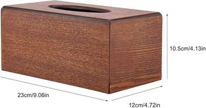 ARTISAN AURA Antique artisanal élégant en bois porte-mouchoirs organisateur distributeur serviette serviette boîte à mouchoirs couverture/support - Product Image 3