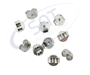 Moldes para Hacer Aretes con Diseño de Media Curva en Forma de Flor, Componentes de Joyería de Oro y Plata para Perú, España, RD Congo - Product Image 5