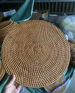 Custom Rattan Coasters Branded Drink Mats Business Orders - Product Image 4