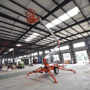 Plataforma elevadora tipo cherry picker a precio de fábrica, plataforma de trabajo con brazo hidráulico, gran venta, calidad para construcción y más - Product Image 6