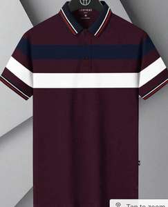 Nuevo Polo de estilo empresarial para hombre para verano, camisetas informales de manga corta, estampado de moda en tela de Jersey, ropa para hombre - Product Image 1