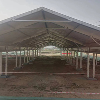 Tentes à structure profilée en aluminium Tente d'entrepôt industrielle à usage intensif de grande taille pour l'extérieur Tente pour l'industrie
