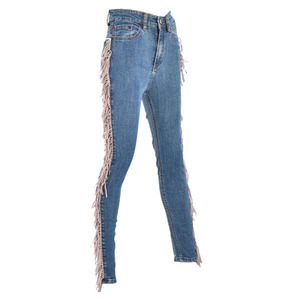 Bulk Sale Skinny Fit Women Denim Pants Stretchy High Rise Eco-Friendly Breathable Vintage Ankle-Length Jeans Trendy Casual - Product Image 3
