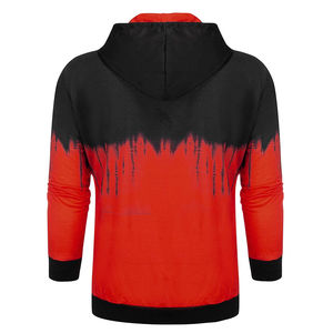 Novedad: Sudadera con Capucha Térmica Gruesa de Otoño, Transpirable, Cálida, con Estampado Digital de Dos Tonos, Talla Grande, Corta - Product Image 5