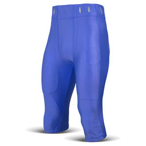 Pantalones de Fútbol Azules de Calidad con Protección Acolchada y Cintura Ajustable, Ropa Deportiva Cómoda y Duradera para Hombre - Product Image 4