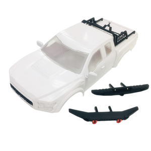 KYX modifica <span class=keywords><strong>DIY</strong></span> <span class=keywords><strong>RC</strong></span> modello Ford Hard <span class=keywords><strong>Shell</strong></span> per camion interasse 324mm con paraurti anteriore e posteriore Short <span class=keywords><strong>Shell</strong></span> per camion - Product Image 1
