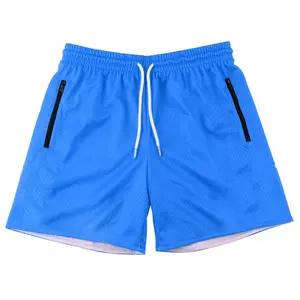 2022 dernière conception personnalisée couleur taille Style ODM haute qualité en gros 100% coton maille Cargo Gym Shorts - Product Image 5