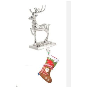 Premium Quality Metal Silver Stocking Holder Latest Design <b>Christmas</b> <b>Decor</b> Stock Holder Hanger for Best <b>Sale</b> Stock Holder Hanger - Product Image 6