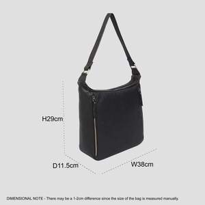 Bolso Hobo holgado de cuero auténtico de grano de guijarro tostado de alta calidad hecho a mano bohemio Vintage directo de fabricante indio superior - Product Image 4