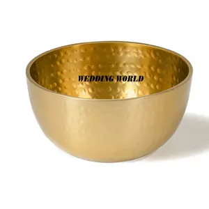 Tazón de Chocolate de Lujo Martillado en Metal, Tazón para Dulces Hecho a Mano de Alta Calidad, Última Llegada, Nuevo Diseño - Product Image 1