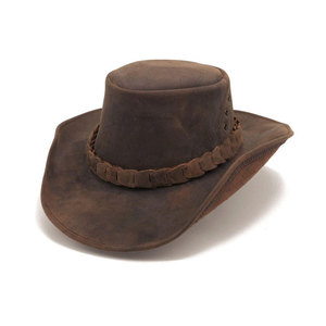 Premium Quality Wholesale Price Leather <b>Hats</b> Top Selling Pakistan Made Durable Hot Sale Leather <b>Hat</b> - Product Image 3