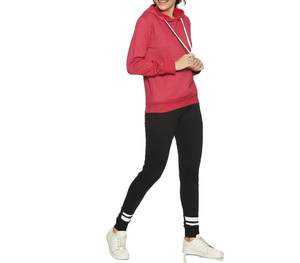 Ensemble survêtement à capuche pour femme, streetwear d'hiver, 2 pièces, pour le jogging, usage quotidien, doux, 100% coton, respirant, séchage rapide, taille élastique - Product Image 6