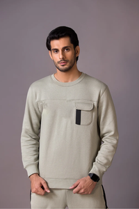 เสื้อสเวตเตอร์โอเวอร์ไซส์ปี 2026 คุณภาพสูง ปักโลโก้ตามสั่ง ผ้าฝ้าย 100% ชุดวอร์มคุณภาพดี สำหรับทุกเพศ โดย Ako - Product Image 3