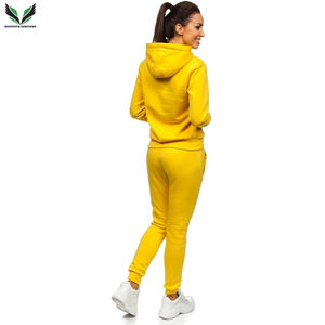 ชุดวอร์มผ้าฝ้าย100% สำหรับผู้หญิงมีฮู้ดแฟชั่นสำหรับฤดูใบไม้ผลิดีไซน์แบบ2 in 1ป้องกันไฟฟ้าสถิตย์ - Product Image 1