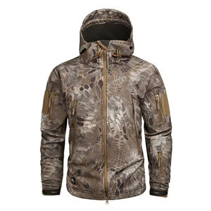 High Street Style With Stand Collar Plain Dyed Tactical <b>Jacket</b> <b>Men's</b> Casual <b>Lightweight</b> Full Zip Windbreaker Tactical <b>Jacket</b> - Product Image 4