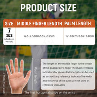 Gants de gardien de but en cuir les plus vendus, service OEM personnalisé, haute qualité, légers, écologiques, design à doigts complets, prix bas