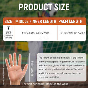 Guantes de Portero Más Vendidos, Servicio OEM, Guantes de Portero de Alta Calidad, Nuevo Estilo, a Bajo Precio - Product Image 2