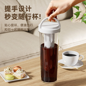 Large Capacity Cold Brew Coffee <b>Maker</b> Multi-Functional Portable Pitcher for Cold Water Fruit <b>Tea</b> & Coffee - Product Image 3