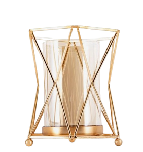 Indoor Decorative Home Metal Candle Stand Gold Finished Handmade <b>Hurricanes</b> Home Lightning Accessories <b>Hurricanes</b> - Product Image 5