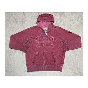 ผู้ผลิต OEM เสื้อฮู้ดดี้แบบมีหมุดย้ำ คุณภาพสูง ผ้าฝ้ายฟลีซ ทรงโอเวอร์ไซส์ เป็นมิตรกับสิ่งแวดล้อม ดีไซน์ทันสมัย ตกแต่งด้วยหมุดย้ำ รับสกรีนโลโก้ตามแบบ - Product Image 1