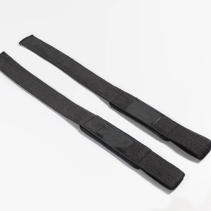 Sangles de musculation personnalisées Rabixo Sports avec rembourrage EVA, bandes de maintien pour poignets, respirantes, antidérapantes, avec boucle auto-agrippante - Product Image 3