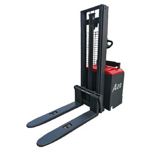 헤비듀티 전동 스태커 3.5톤, 견고한 프레임과 조절 가능한 포크로 산업 및 창고 자재 운반에 적합 - Product Image 4