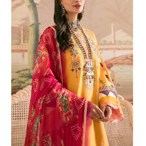 Cotton Embroidered Eid Shalwar Kameez swiss Lawn <b>Dress</b> <b>for</b> Ladies Summer <b>Suits</b> <b>for</b> <b>Women</b> Summer Wear - Product Image 4