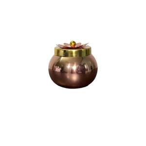 Golden Brass <b>Storage</b> Jar <b>Container</b> <b>Food</b> Species <b>Dry</b> Fruits <b>Storage</b> <b>Container</b> Jar Home Hotel Restaurant Kitchen Decoration - Product Image 6
