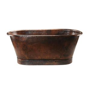 Prix de gros nouvelle dernière conception unique baignoires de qualité en cuivre pur aux meilleurs prix de l'Inde. - Product Image 3