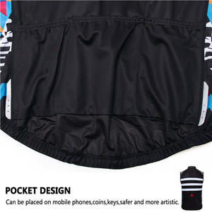 เสื้อกั๊กมอเตอร์ครอสแขนกุดแห้งเร็วเสือภูเขา BMX MX สำหรับแข่งกีฬาดีไซน์ตามสั่ง - Product Image 6