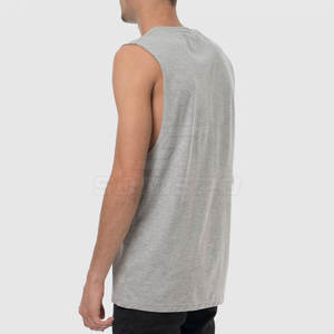 Camiseta sin mangas de algodón y poliéster para hombre a la venta, camiseta sin mangas para hombre, ropa deportiva, camiseta sin mangas para hombre - Product Image 3