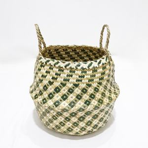 High Quality Single round Palm Leaf Basket Handwoven in Vietnam for Home <b>Decor</b> and Food Packing <b>Storage</b> <b>Boxes</b> & Bins - Product Image 5