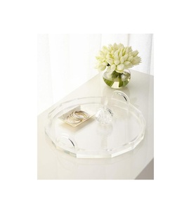 Ensemble de 3 plateaux de service en acrylique de conception unique plateau en acrylique de meilleure qualité pour la décoration de la maison vaisselle plateau en acrylique - Product Image 5